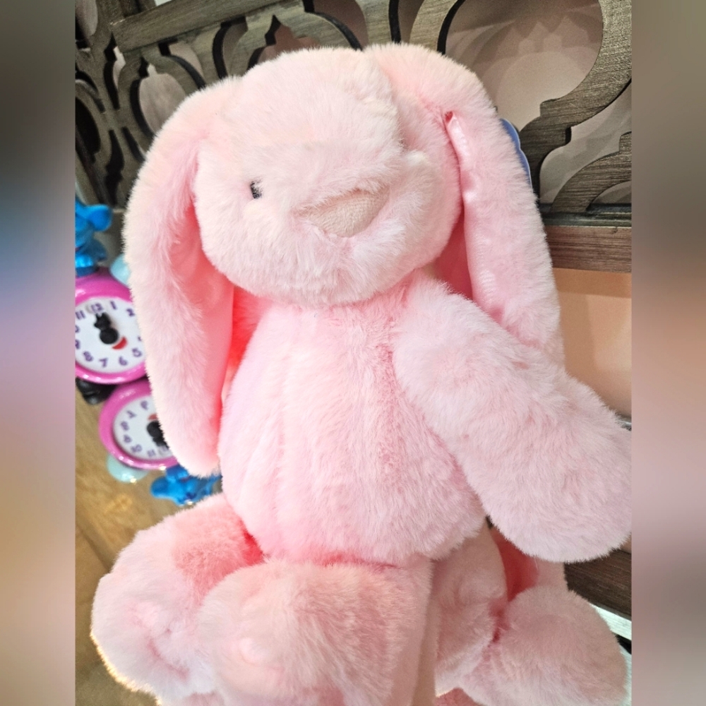 Soft Pink Plush Bunny